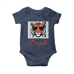 Vintage BFT Baby Onesie Retro Sports Fan Trendy Game Day Gift TS10 Navy Print Your Wear