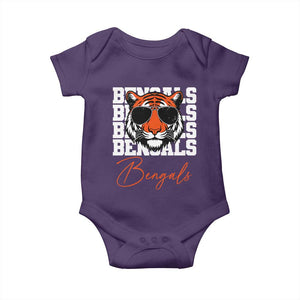 Vintage BFT Baby Onesie Retro Sports Fan Trendy Game Day Gift TS10 Purple Print Your Wear