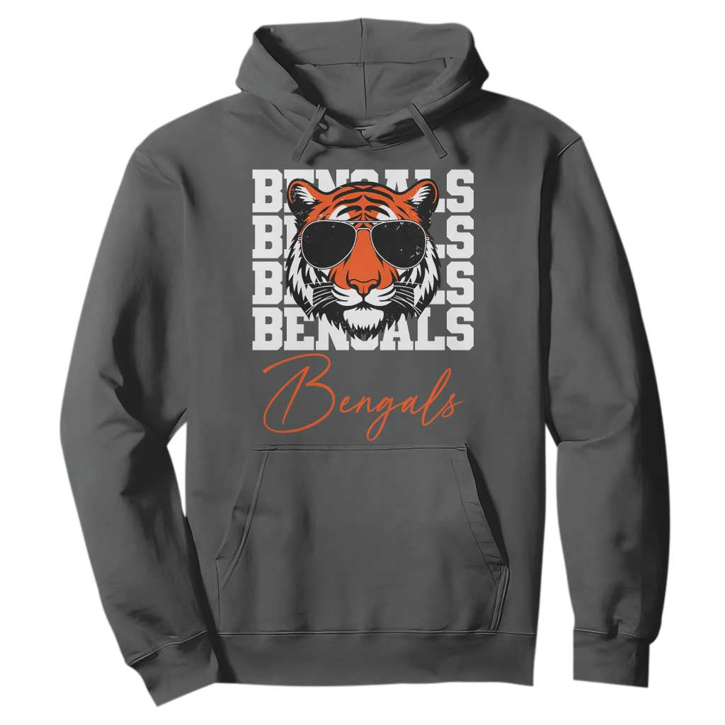 Vintage BFT Hoodie Retro Sports Fan Trendy Game Day Gift TS10 Dark Heather Print Your Wear