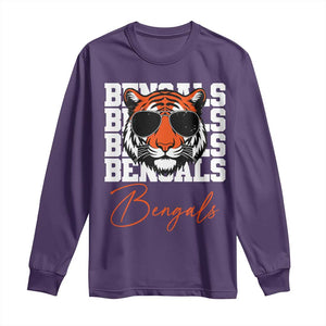 Vintage BFT Long Sleeve Shirt Retro Sports Fan Trendy Game Day Gift TS10 Purple Print Your Wear