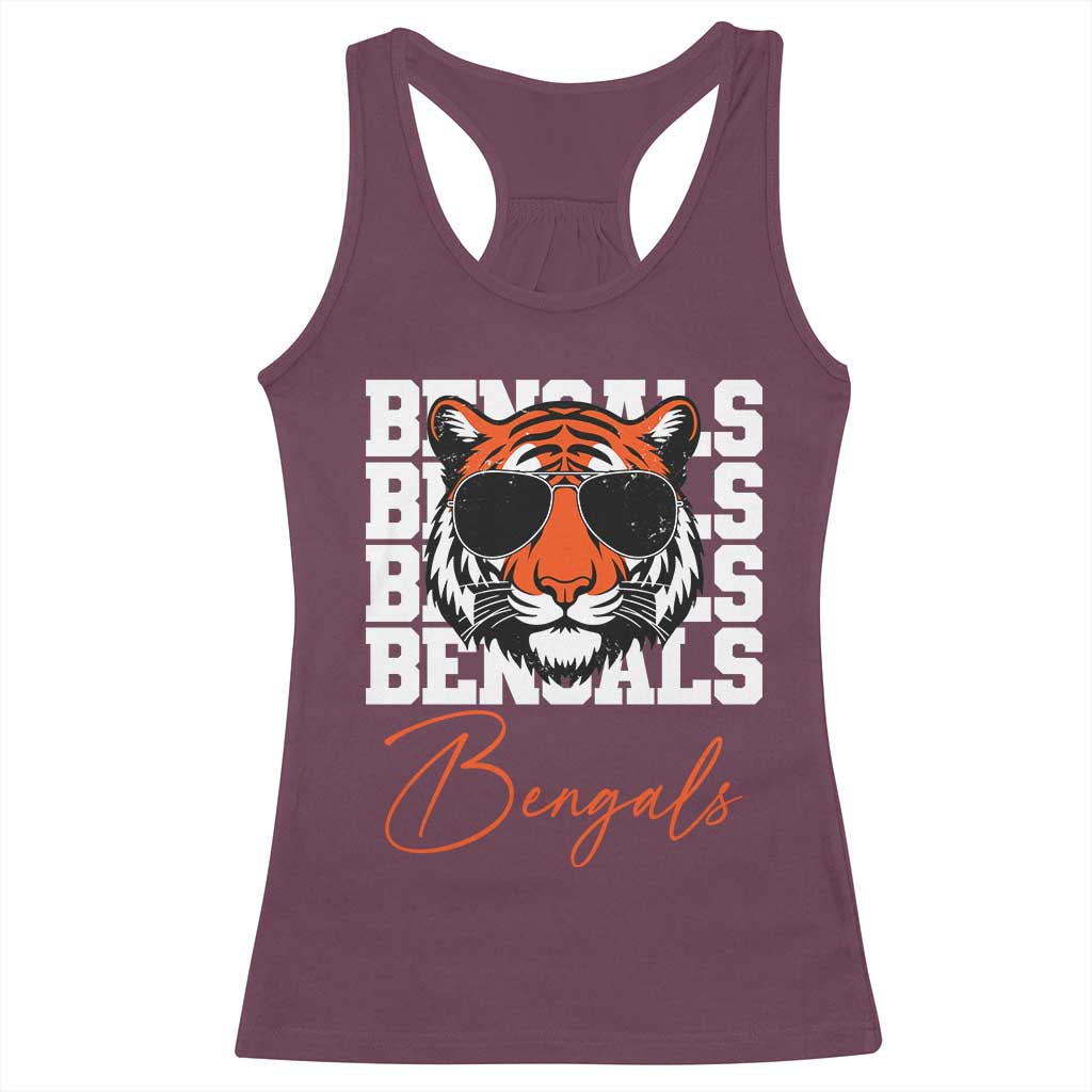 Vintage BFT Racerback Tank Top Retro Sports Fan Trendy Game Day Gift TS10 Maroon Print Your Wear