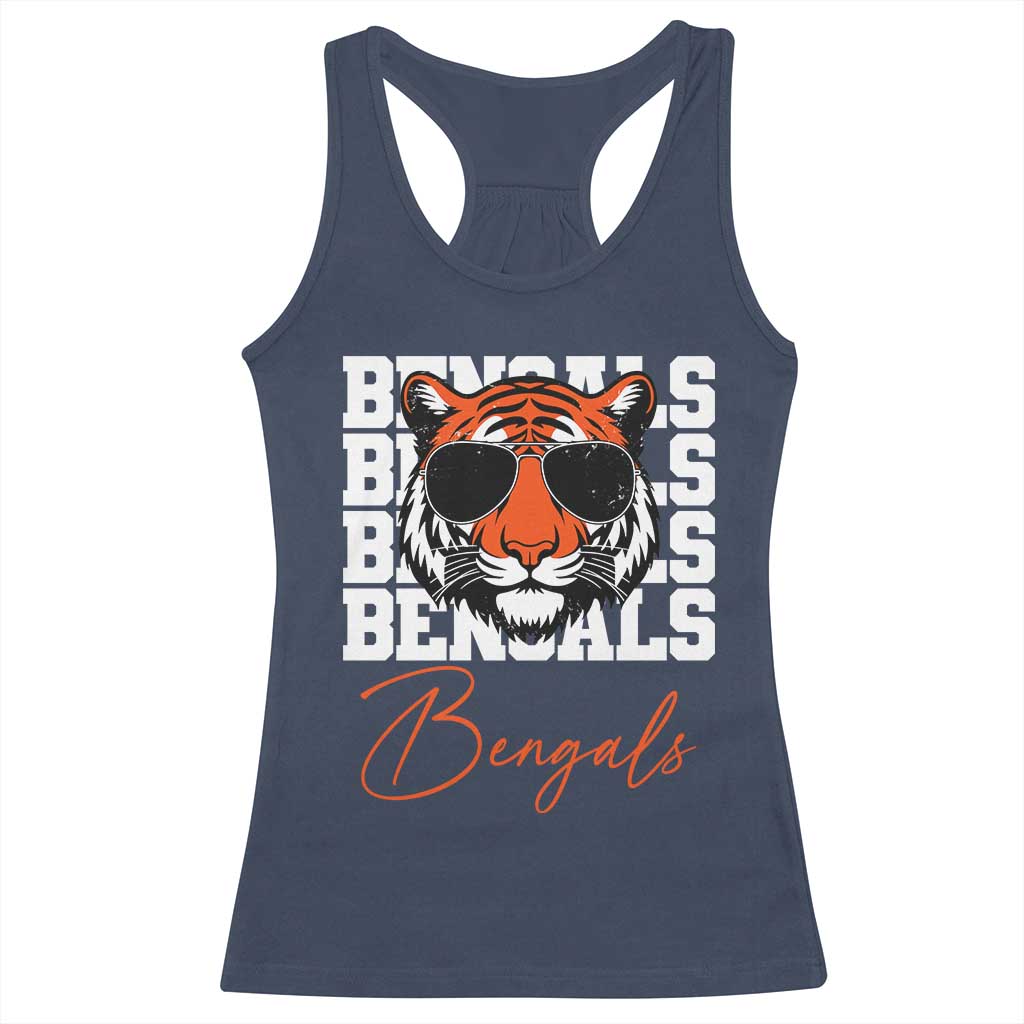 Vintage BFT Racerback Tank Top Retro Sports Fan Trendy Game Day Gift TS10 Navy Print Your Wear