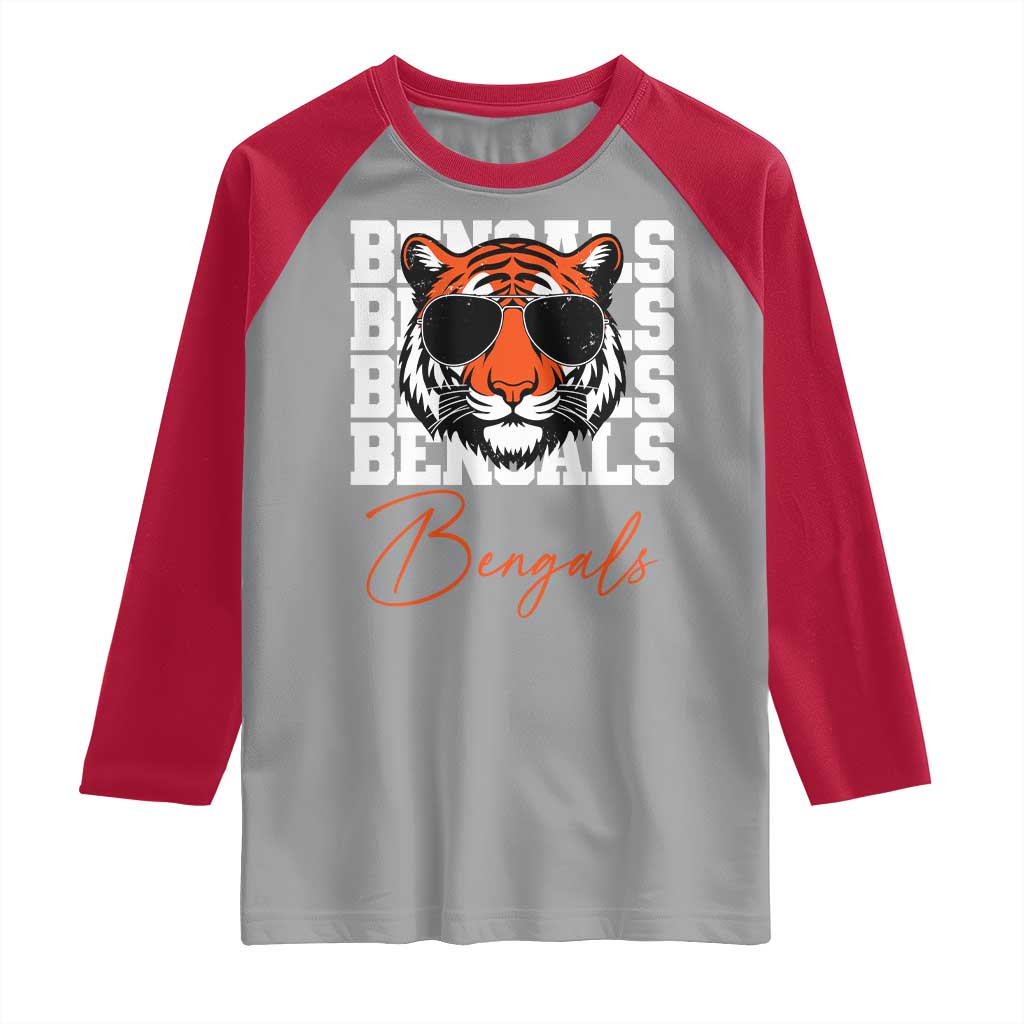 Vintage BFT Raglan Shirt Retro Sports Fan Trendy Game Day Gift TS10 Sport Gray Red Print Your Wear