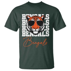 Vintage BFT T Shirt Retro Sports Fan Trendy Game Day Gift TS10 Dark Forest Green Print Your Wear
