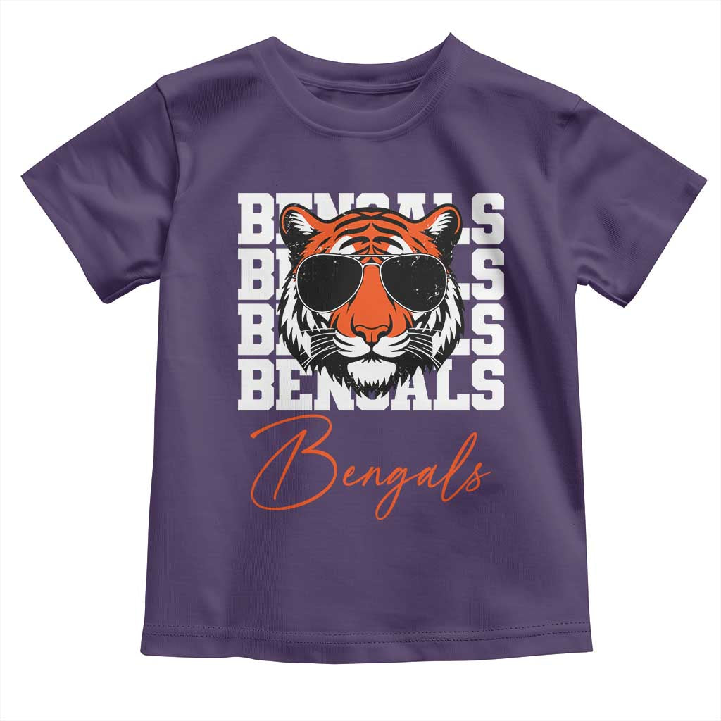 Vintage BFT Toddler T Shirt Retro Sports Fan Trendy Game Day Gift TS10 Purple Print Your Wear