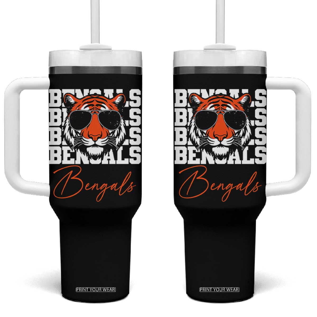 Vintage BFT Tumbler With Handle Retro Sports Fan Trendy Game Day Gift TS10 One Size: 40 oz Black Print Your Wear