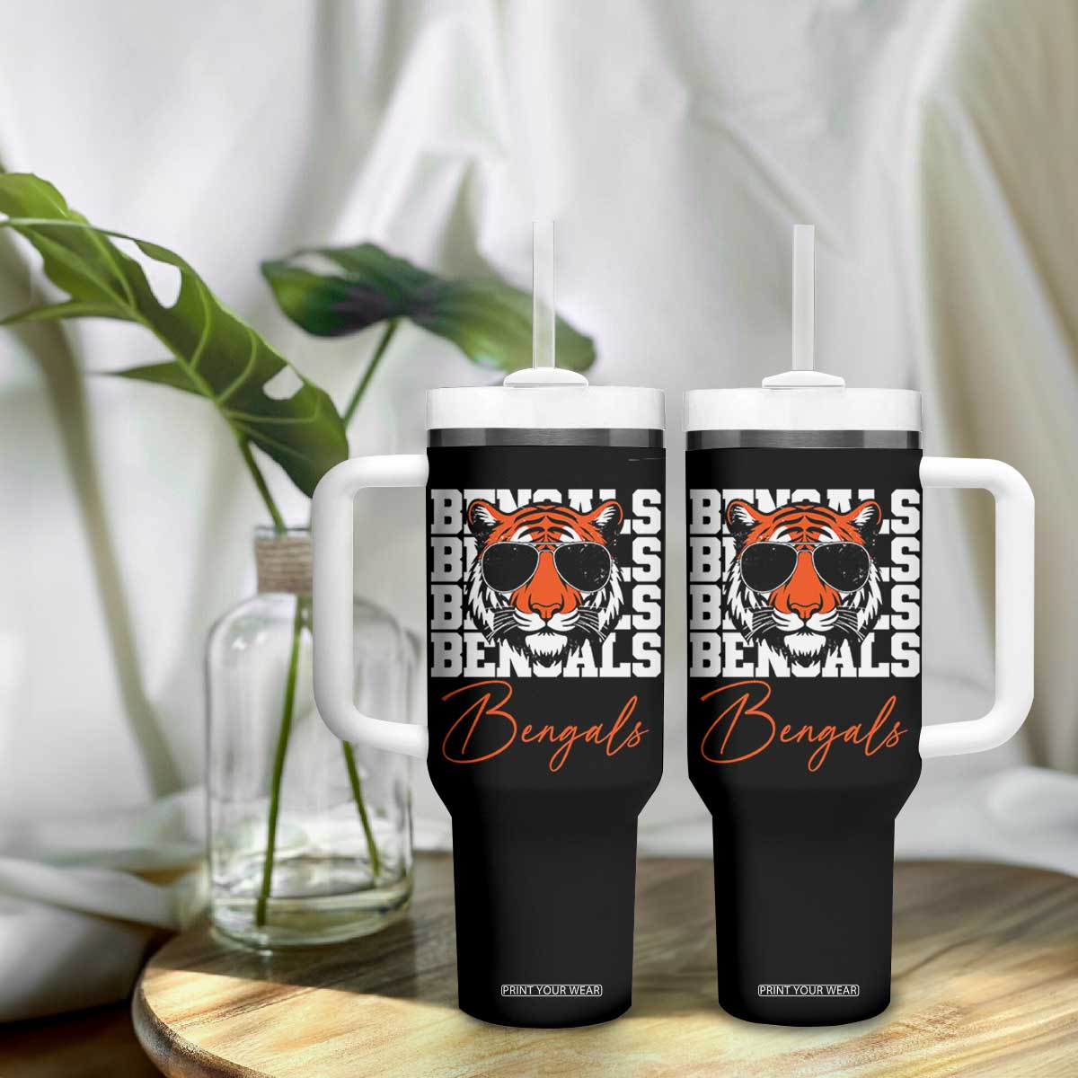 Vintage BFT Tumbler With Handle Retro Sports Fan Trendy Game Day Gift TS10 Print Your Wear
