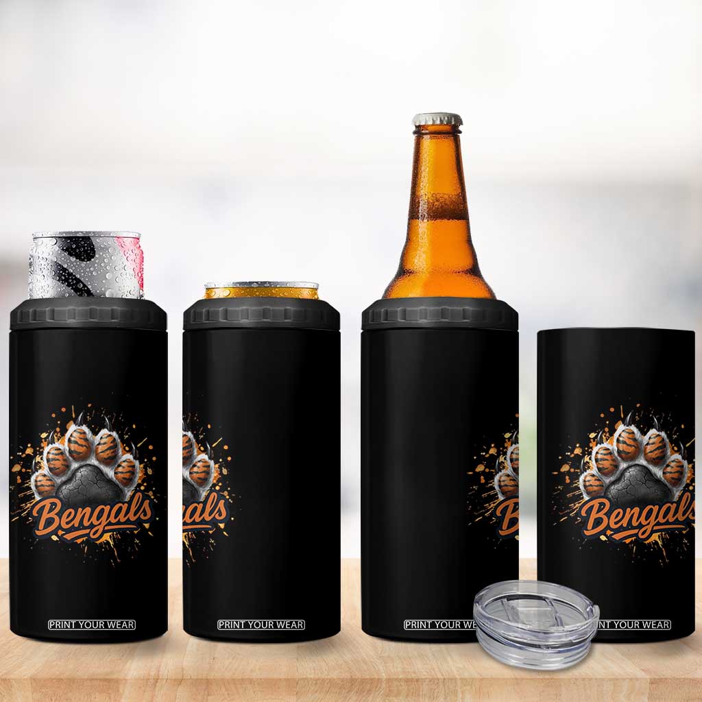 Vintage BFT Football 4 in 1 Can Cooler Tumbler Retro Sports Fan Trendy Game Day Spirit TS10 Print Your Wear