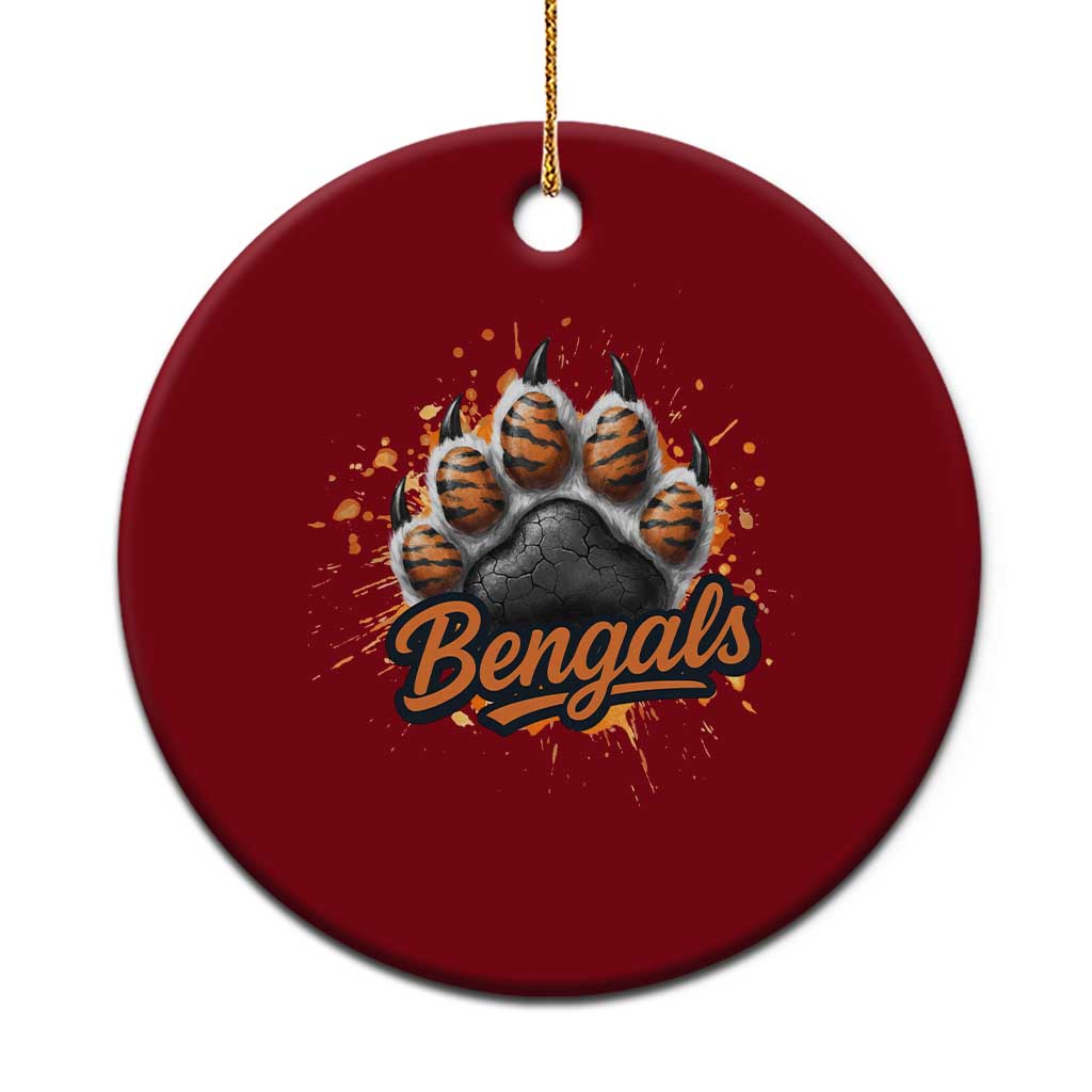 Vintage BFT Football Ceramic Ornament Retro Sports Fan Trendy Game Day Spirit TS10 1pc Red Print Your Wear