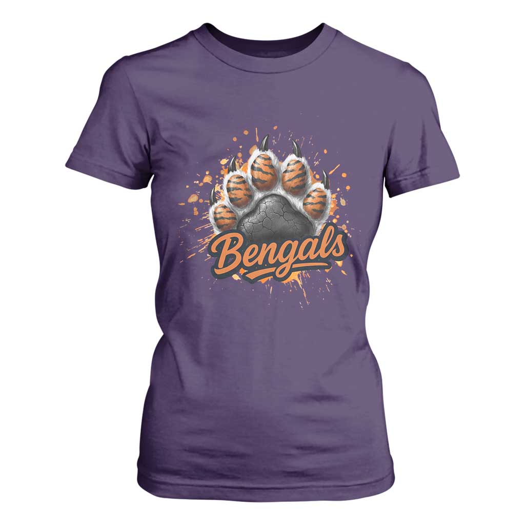 Vintage BFT Football T Shirt For Women Retro Sports Fan Trendy Game Day Spirit TS10 Purple Print Your Wear