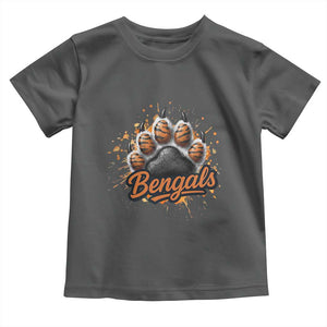 Vintage BFT Football Toddler T Shirt Retro Sports Fan Trendy Game Day Spirit TS10 Dark Heather Print Your Wear