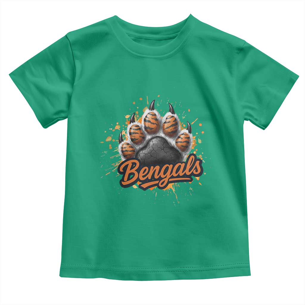 Vintage BFT Football Toddler T Shirt Retro Sports Fan Trendy Game Day Spirit TS10 Irish Green Print Your Wear