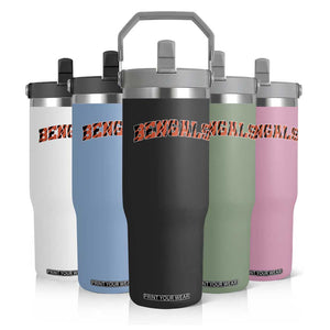 Vintage BFT Football Flip Straw Tumbler Retro Sports Style 80s 90s Gifts TS10 Print Your Wear