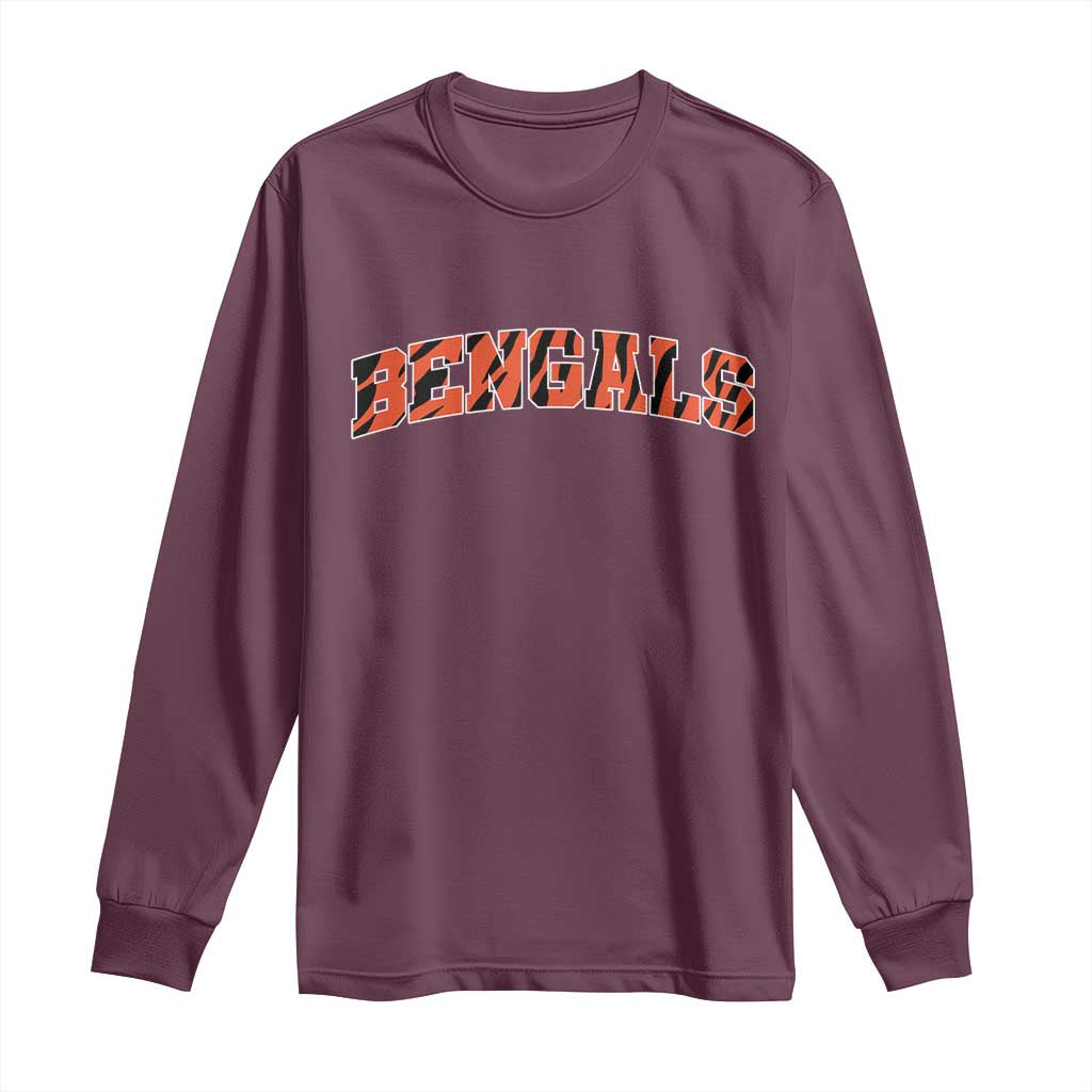 Vintage BFT Football Long Sleeve Shirt Retro Sports Style 80s 90s Gifts TS10 Maroon Print Your Wear