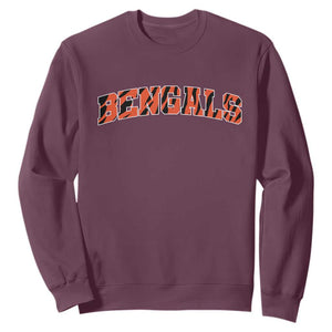 Vintage BFT Football Sweatshirt Retro Sports Style 80s 90s Gifts TS10 Maroon Print Your Wear