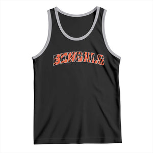 Vintage BFT Football Tank Top Retro Sports Style 80s 90s Gifts TS10 Black Athletic Heather Print Your Wear