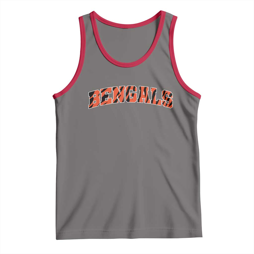 Vintage BFT Football Tank Top Retro Sports Style 80s 90s Gifts TS10 Deep Heather Red Print Your Wear