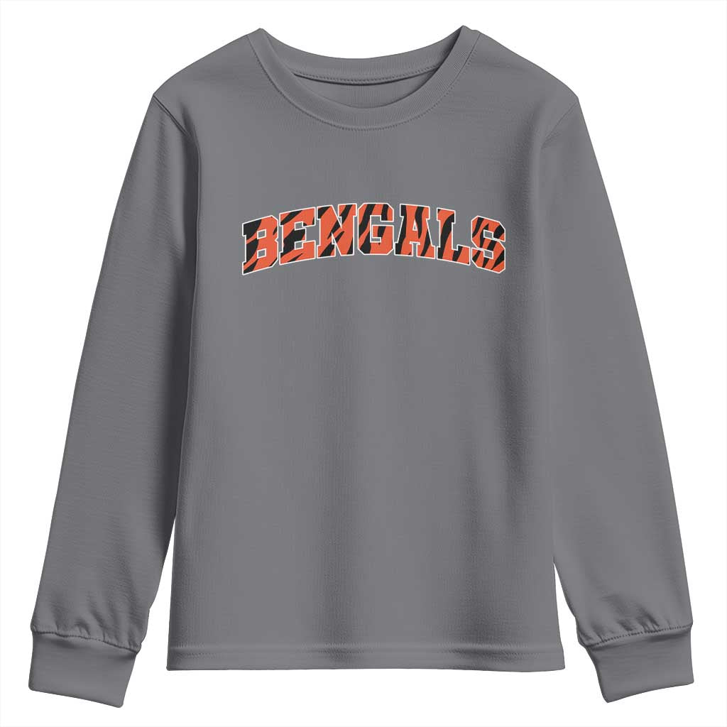 Vintage BFT Football Youth Sweatshirt Retro Sports Style 80s 90s Gifts TS10 Charcoal Print Your Wear