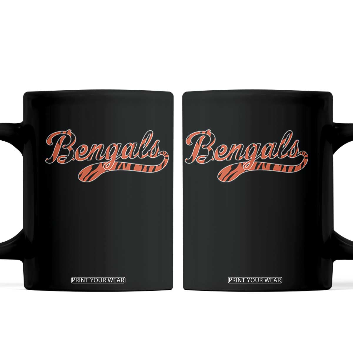 Vintage BFT Football Coffee Mug Retro Sports Style 80s 90s Cincy Lovers TS10 Black Print Your Wear