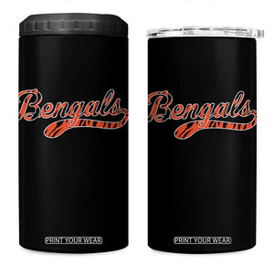 Vintage BFT Football 4 in 1 Can Cooler Tumbler Retro Sports Style 80s 90s Cincy Lovers TS10 One Size: 16 oz Black Print Your Wear