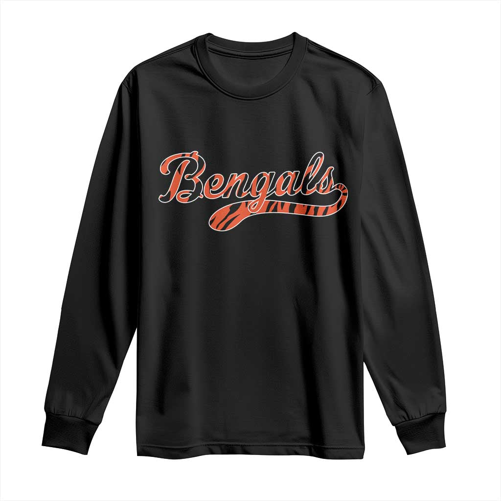 Vintage BFT Football Long Sleeve Shirt Retro Sports Style 80s 90s Cincy Lovers TS10 Black Print Your Wear