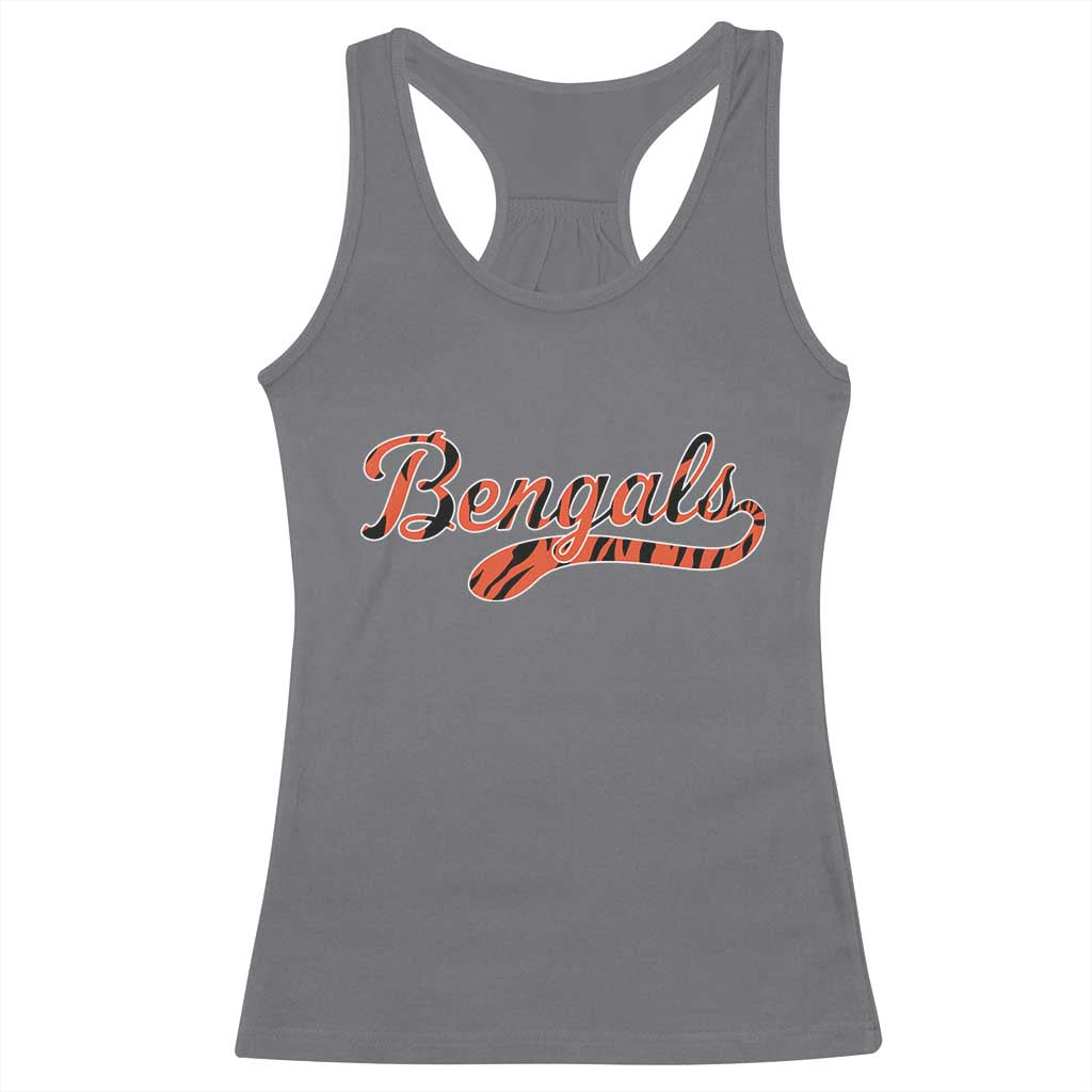 Vintage BFT Football Racerback Tank Top Retro Sports Style 80s 90s Cincy Lovers TS10 Charcoal Print Your Wear