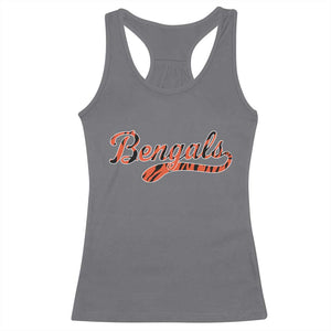 Vintage BFT Football Racerback Tank Top Retro Sports Style 80s 90s Cincy Lovers TS10 Charcoal Print Your Wear