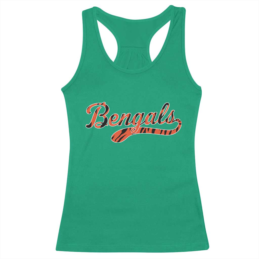 Vintage BFT Football Racerback Tank Top Retro Sports Style 80s 90s Cincy Lovers TS10 Irish Green Print Your Wear