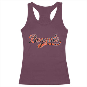 Vintage BFT Football Racerback Tank Top Retro Sports Style 80s 90s Cincy Lovers TS10 Maroon Print Your Wear