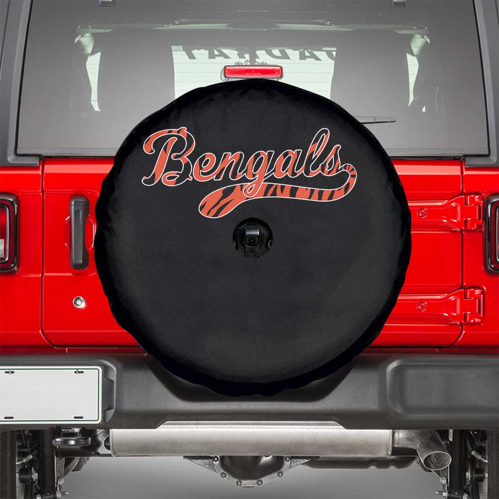 Vintage BFT Football Spare Tire Cover Retro Sports Style 80s 90s Cincy Lovers TS10 Black Print Your Wear