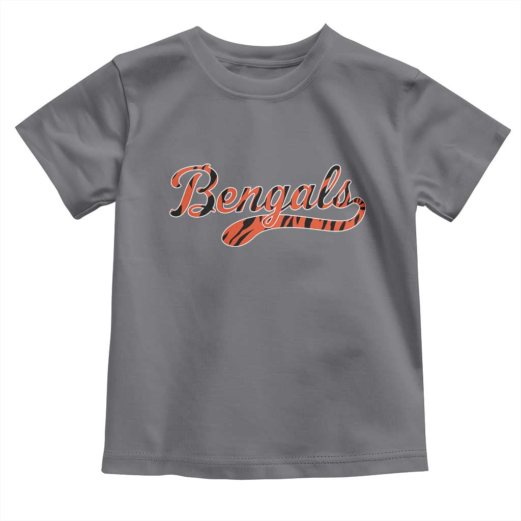 Vintage BFT Football Toddler T Shirt Retro Sports Style 80s 90s Cincy Lovers TS10 Charcoal Print Your Wear
