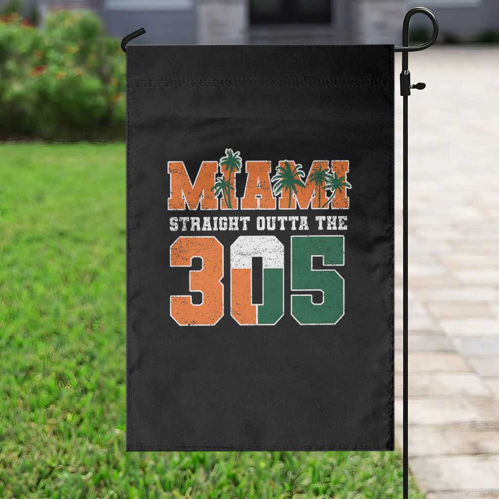 Straight Outta The 305 Miami Garden Flag Area Code Florida Pride TS10 Print Your Wear