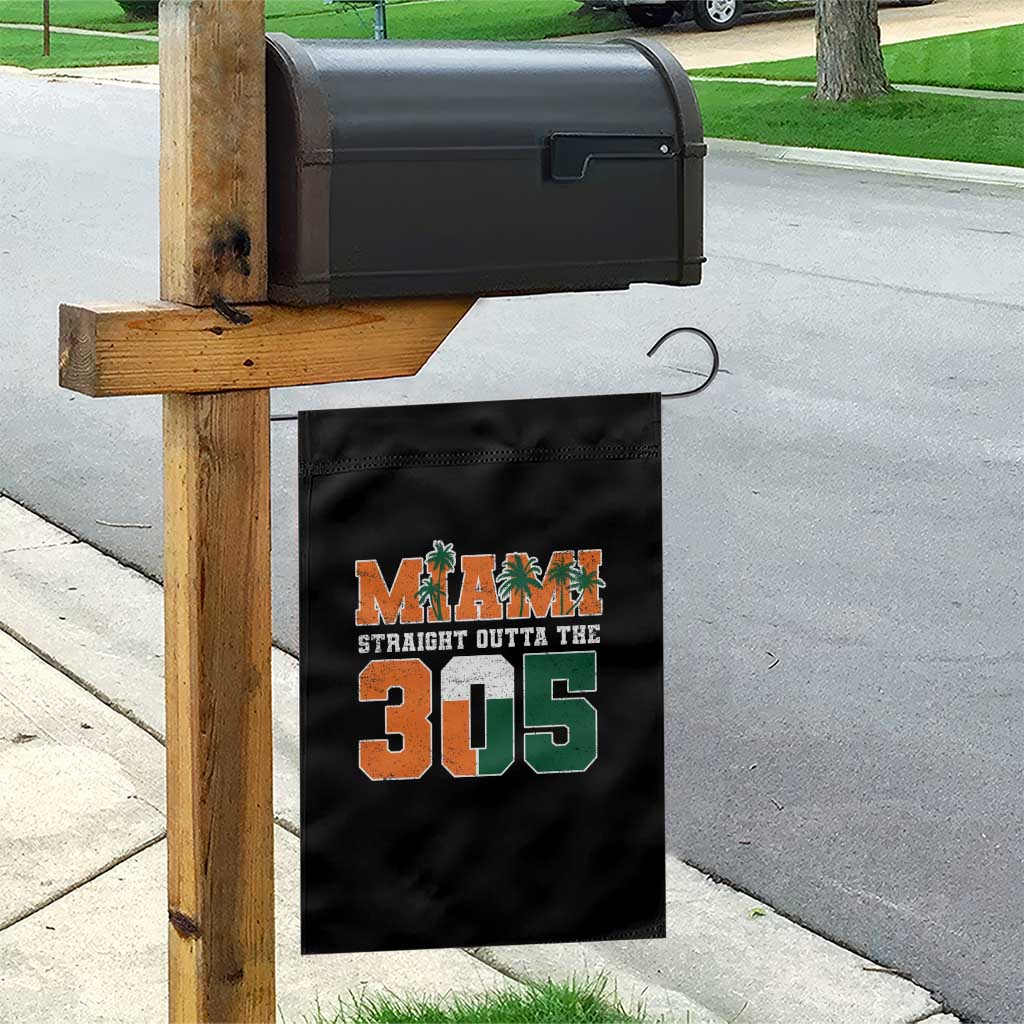 Straight Outta The 305 Miami Garden Flag Area Code Florida Pride TS10 Print Your Wear