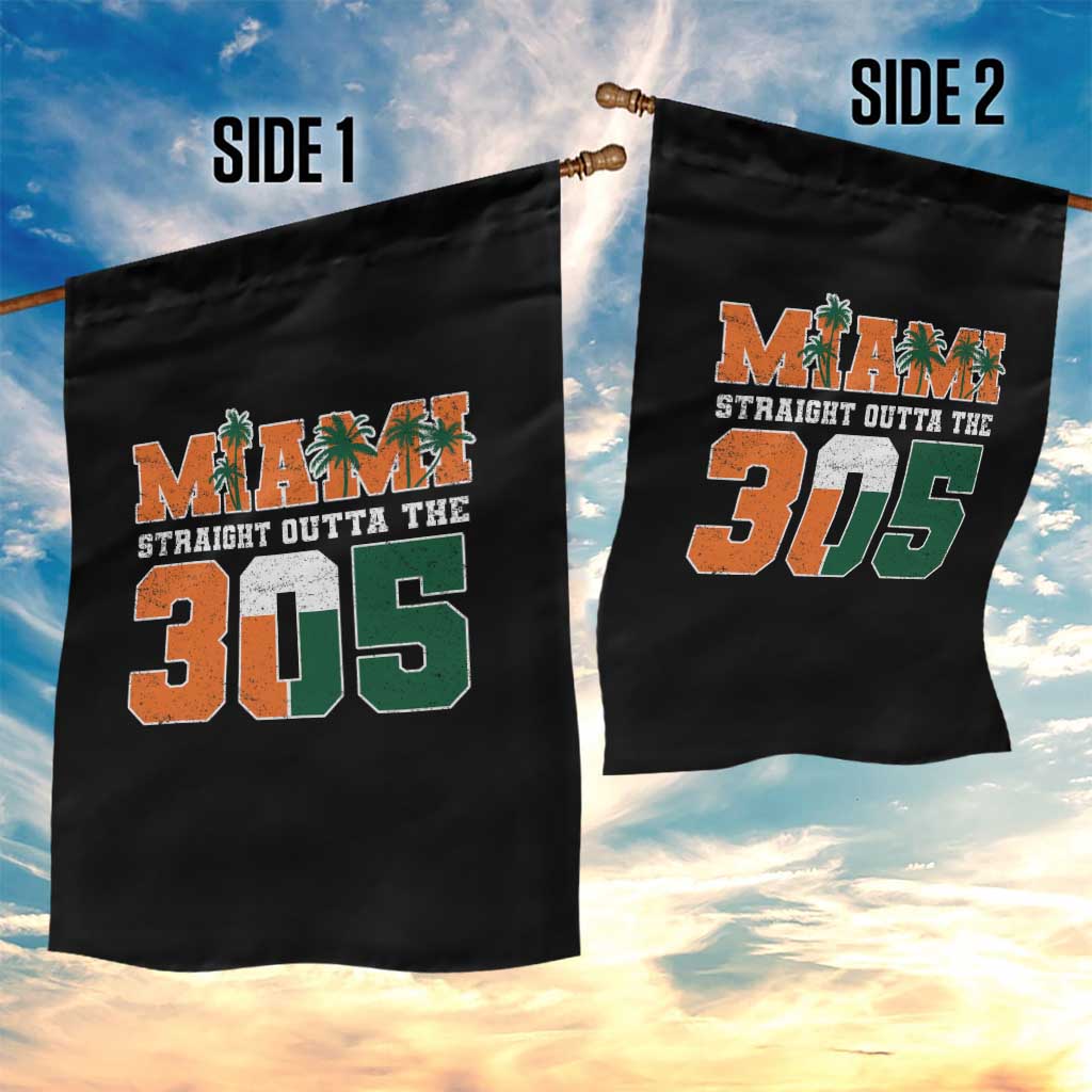 Straight Outta The 305 Miami Garden Flag Area Code Florida Pride TS10 Print Your Wear