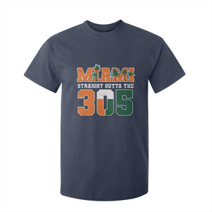 Straight Outta The 305 Miami T Shirt For Kid Area Code Florida Pride TS10 Navy Print Your Wear