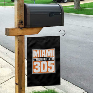 Miami Garden Flag Straight Outta The 305 Area Code Florida Pride TS10 Print Your Wear