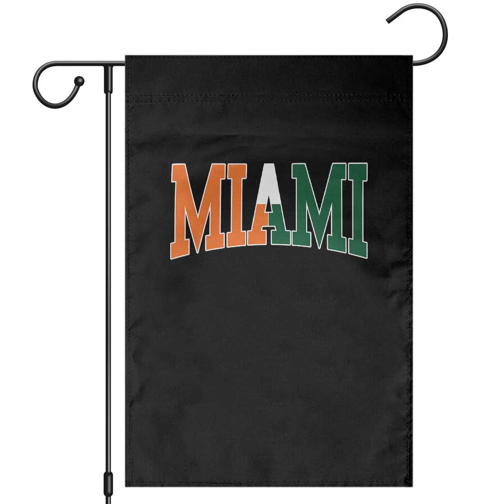 Retro Miami Garden Flag Florida FL Vintage Classic Athletic Sports TS10 Black Print Your Wear