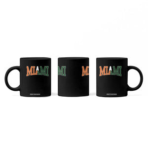 Retro Miami Coffee Mug Florida FL Vintage Classic Athletic Sports TS10 Print Your Wear