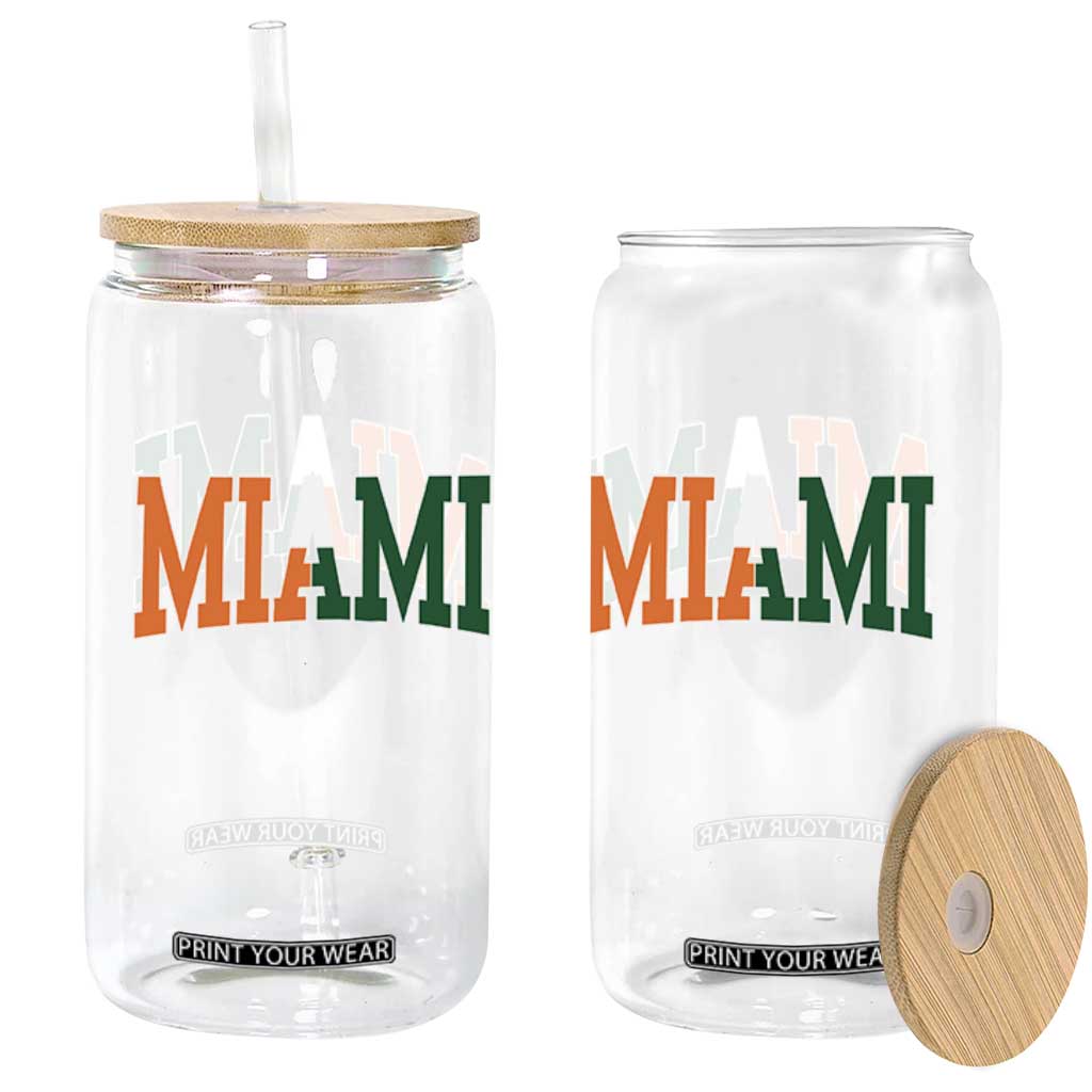 Retro Miami Glass Can Florida FL Vintage Classic Athletic Sports TS10 Print Your Wear