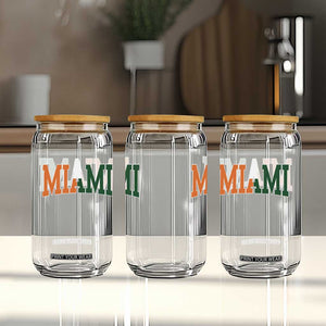 Retro Miami Glass Can Florida FL Vintage Classic Athletic Sports TS10 Print Your Wear