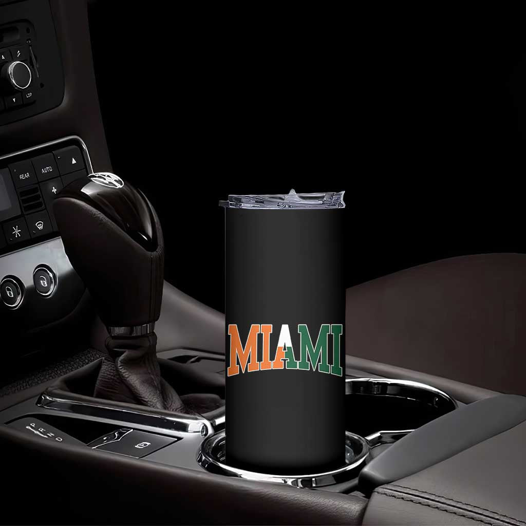 Retro Miami Skinny Tumbler Florida FL Vintage Classic Athletic Sports TS10 Print Your Wear