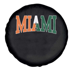 Retro Miami Spare Tire Cover Florida FL Vintage Classic Athletic Sports TS10 Print Your Wear