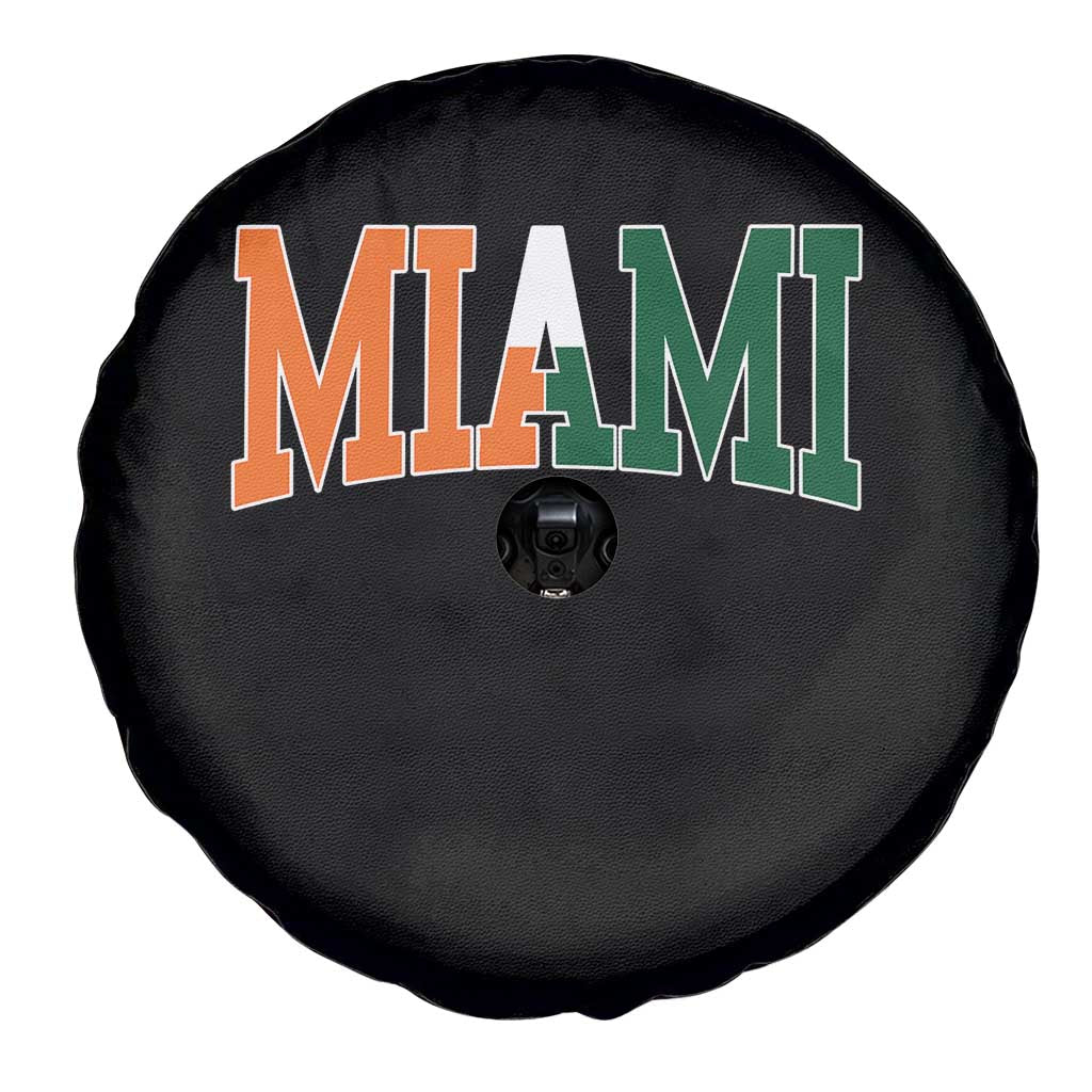 Retro Miami Spare Tire Cover Florida FL Vintage Classic Athletic Sports TS10 Print Your Wear
