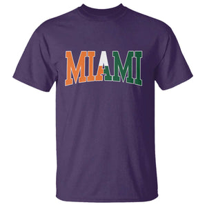 Retro Miami T Shirt Florida FL Vintage Classic Athletic Sports TS10 Purple Print Your Wear