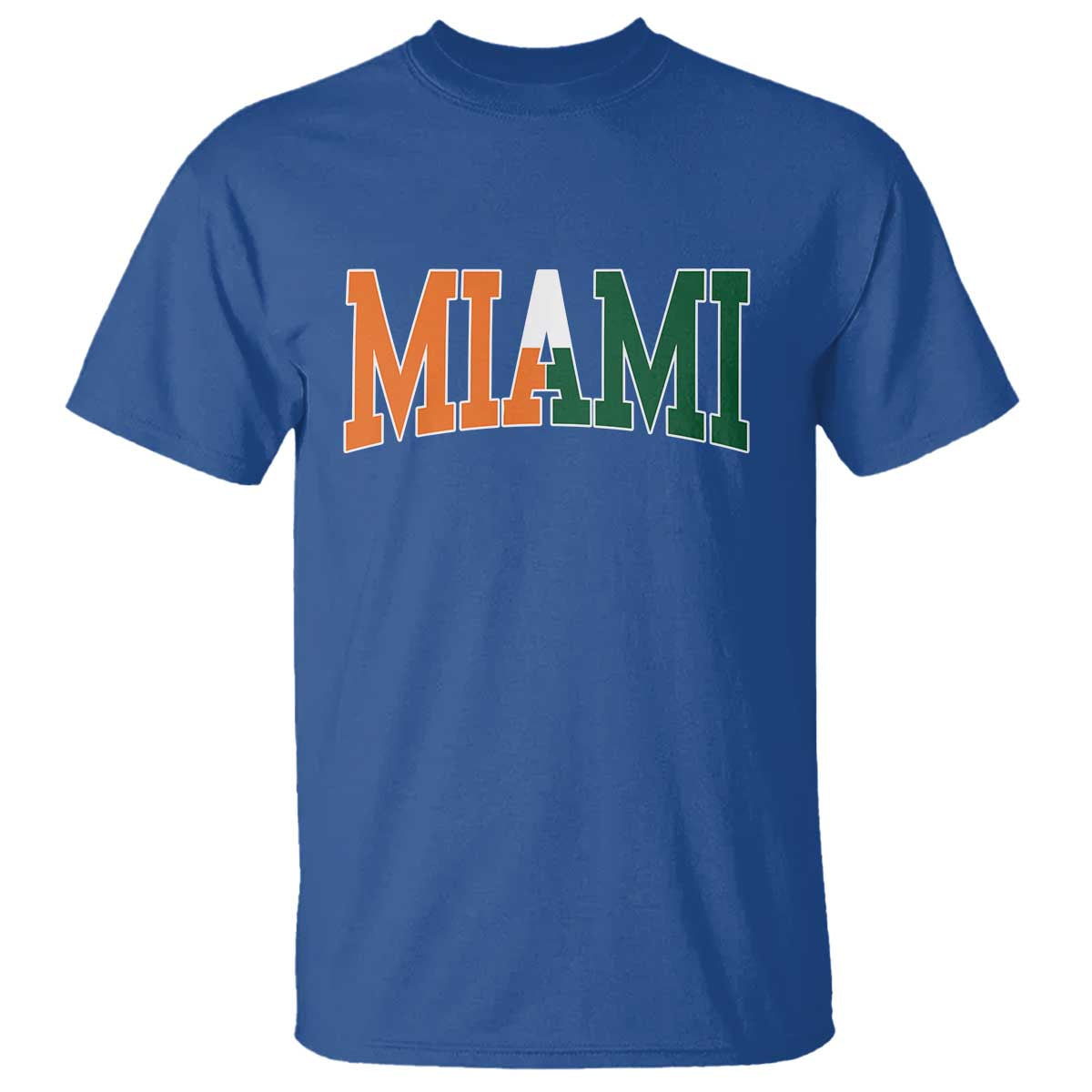 Retro Miami T Shirt Florida FL Vintage Classic Athletic Sports TS10 Royal Blue Print Your Wear