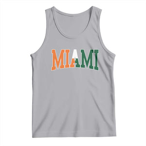 Retro Miami Tank Top Florida FL Vintage Classic Athletic Sports TS10 Athletic Heather Print Your Wear