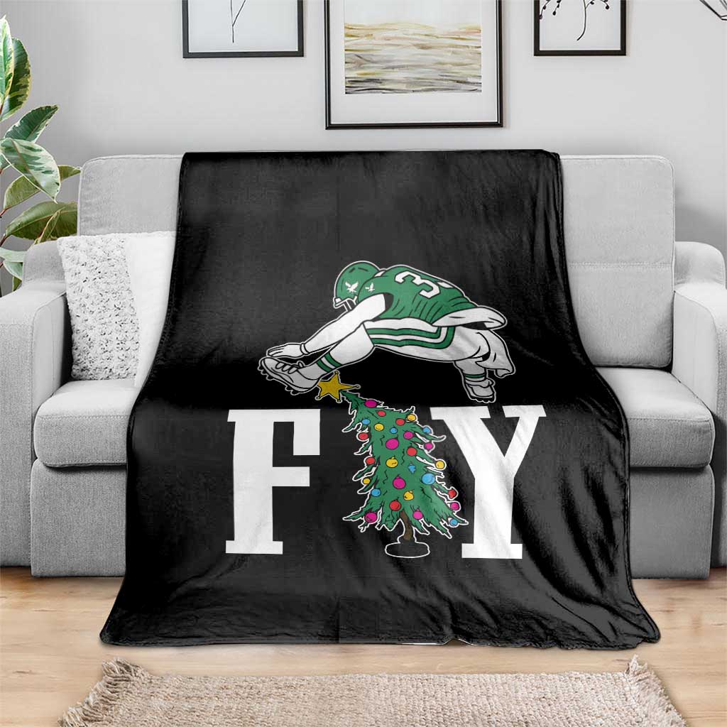 Christmas Philly Lover Throw Blanket Barkley Backwards Hurdle Xmas Tree TS10 Print Your Wear