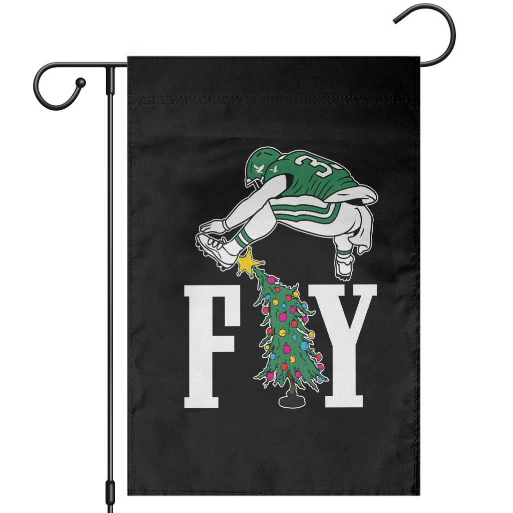 Christmas Philly Lover Garden Flag Barkley Backwards Hurdle Xmas Tree TS10 Black Print Your Wear