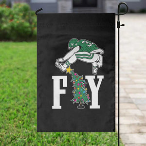 Christmas Philly Lover Garden Flag Barkley Backwards Hurdle Xmas Tree TS10 Print Your Wear