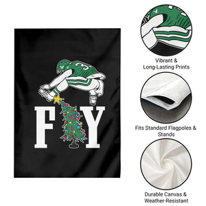Christmas Philly Lover Garden Flag Barkley Backwards Hurdle Xmas Tree TS10 Print Your Wear